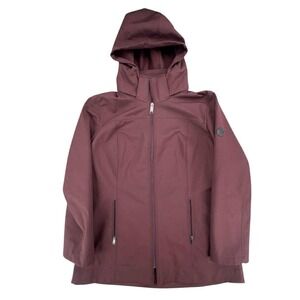 Andrew Marc Women's Water Repellent 4-Way Stretch Hooded‎ Softshell Jacket